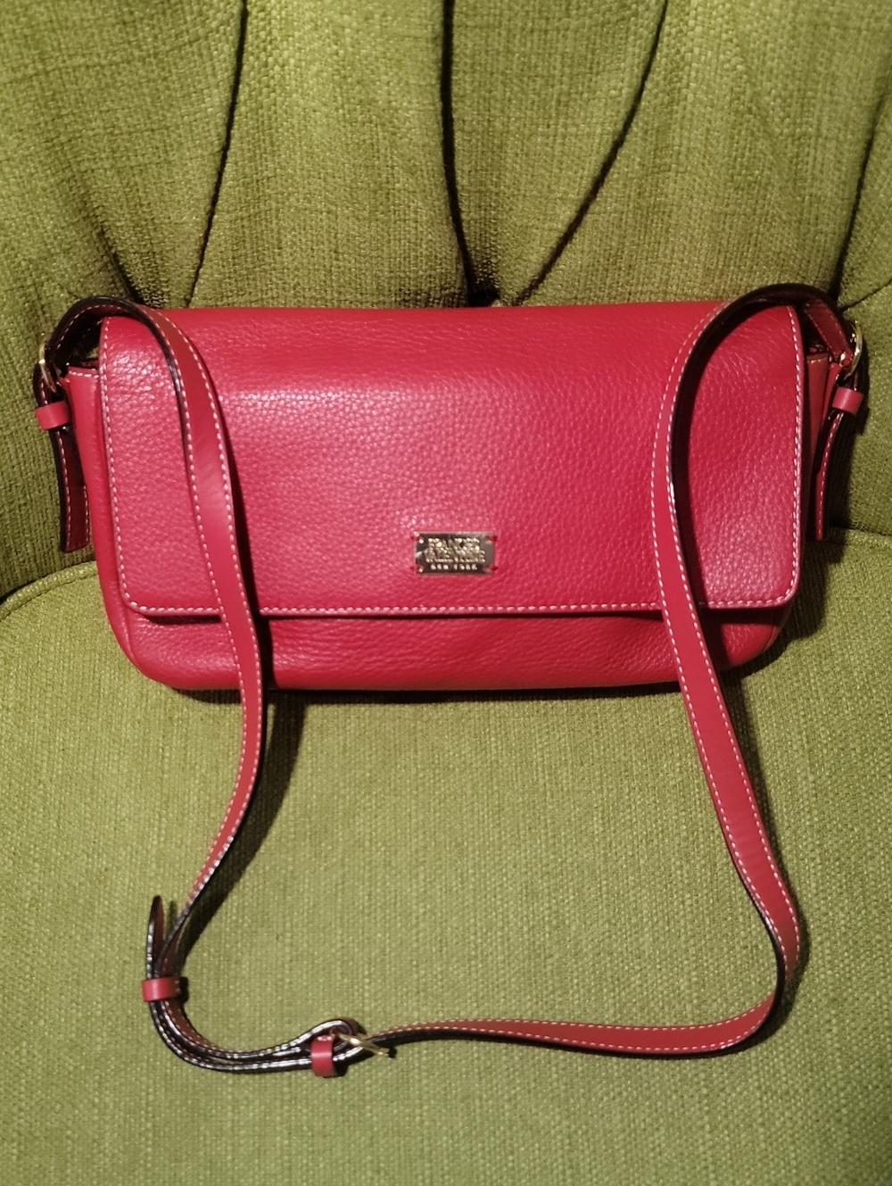 Frances Valentine Pebbled Leather Crossbody